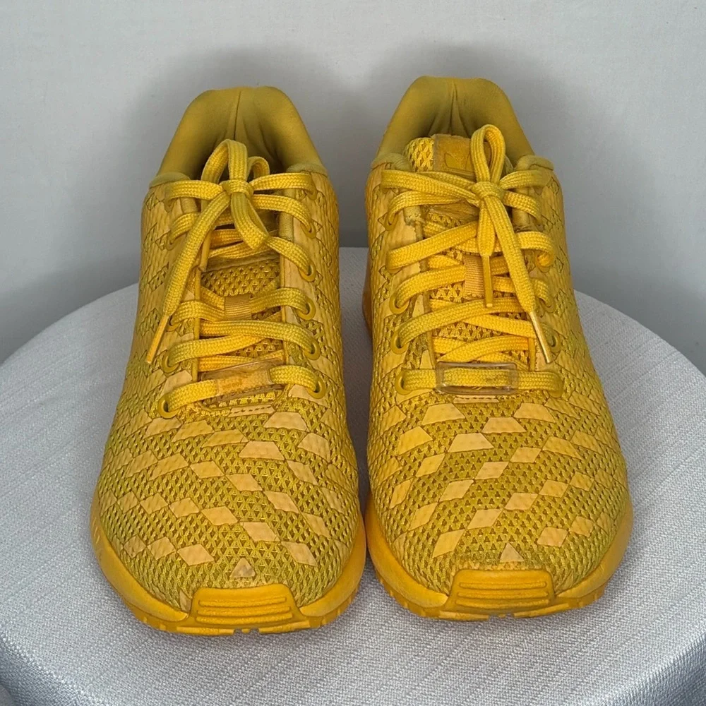 Adidas ZX Women’s Size 6.5 Flux Weave Yellow Sneakers(B73)✨✨